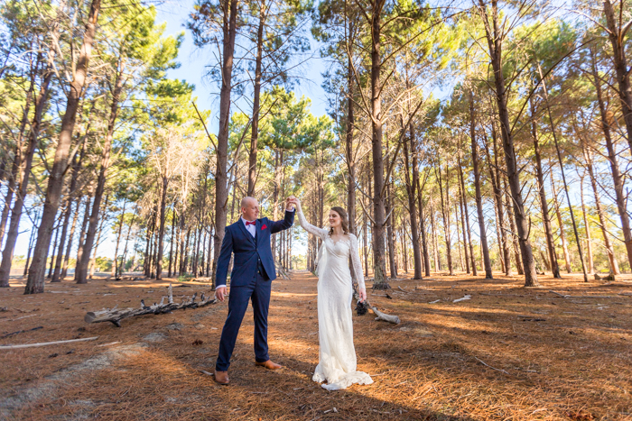 perth wedding photographer wanneroo pine forest christian wedding