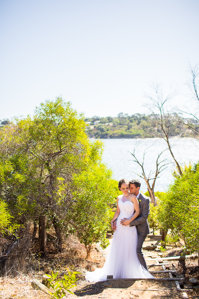 wedding at bicton quarantine park and the left bank