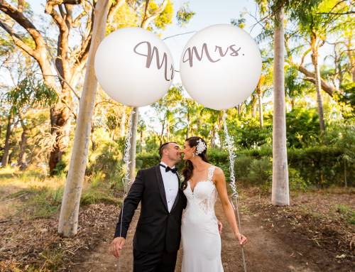 Ben and Bec’s Crown Towers Perth and Home Wedding
